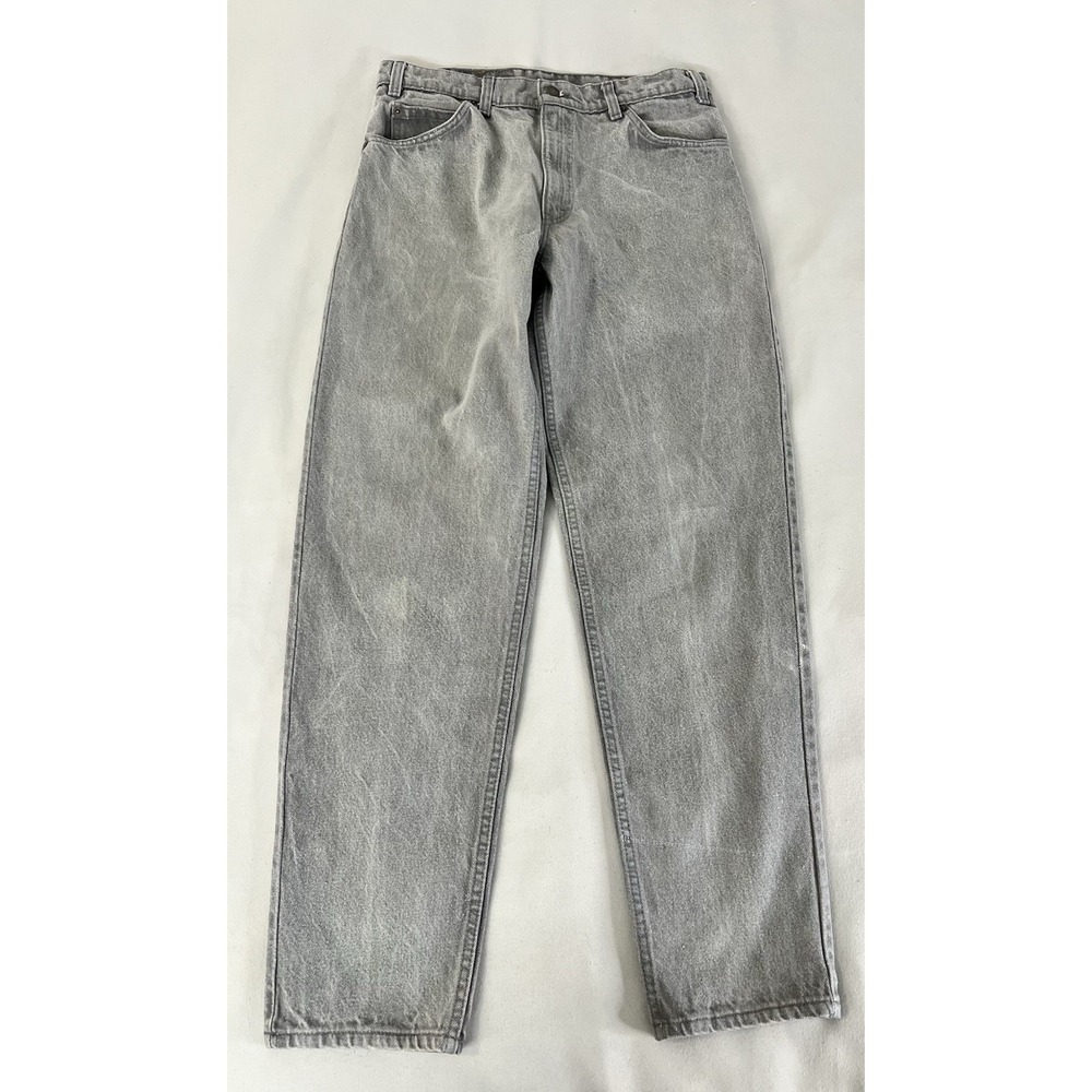 VTG 90s Levis 550 Jeans Mens 33x32 Gray Loose Comfort Fit Tapered Streetwear